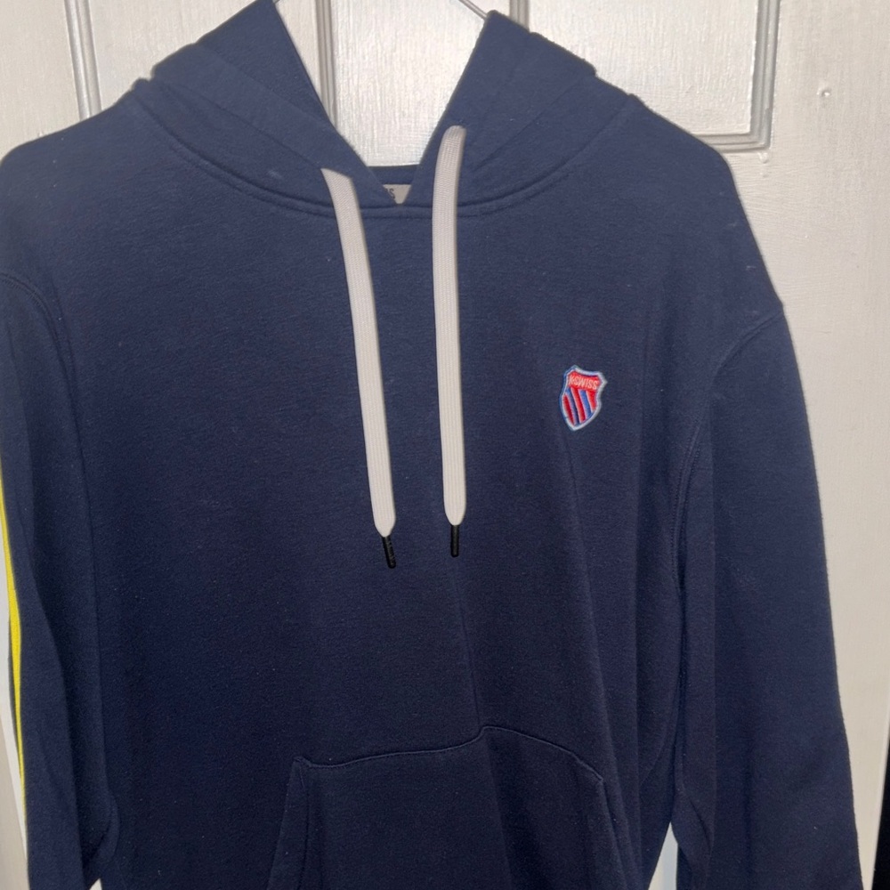 K-Swiss Dark Blue Hoodie with Logo